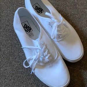 Size 13 Vans All White